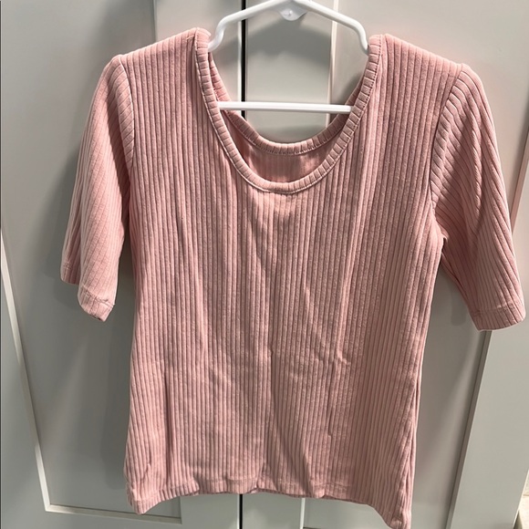 Pink Ribbed girls Top - Picture 2 of 3